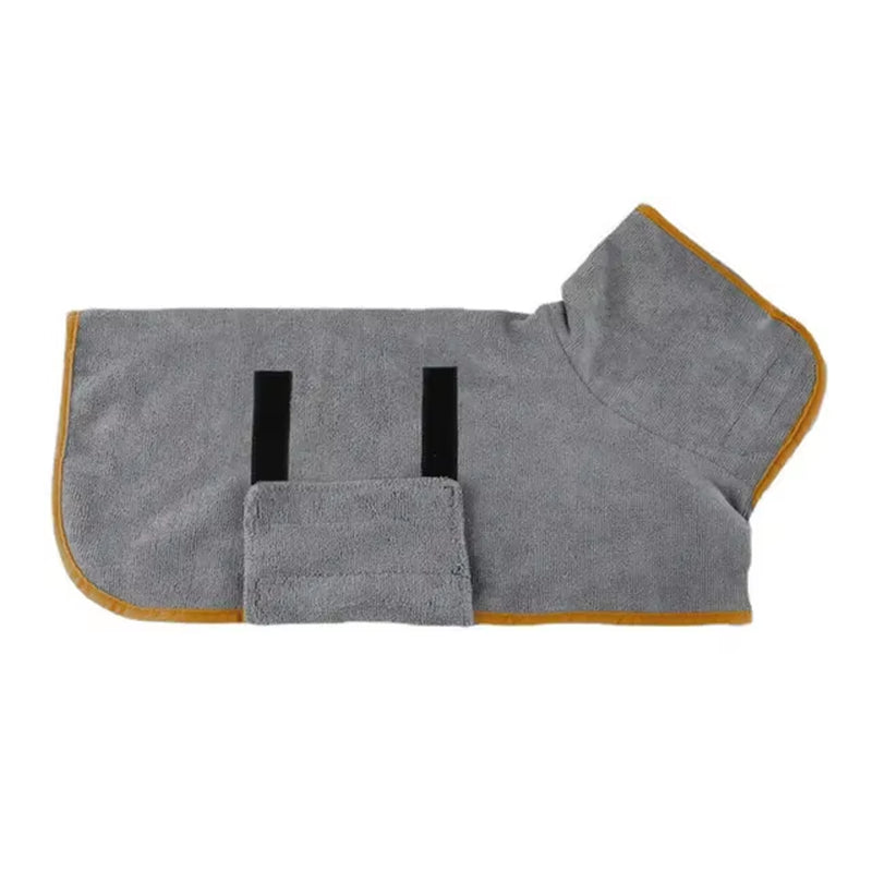 Dog Bathrobe Microfiber Quick Drying Bathrobe Bath Towels for Small Medium Large Dogs Cats Pet Clothes Coat Dog Accessories
